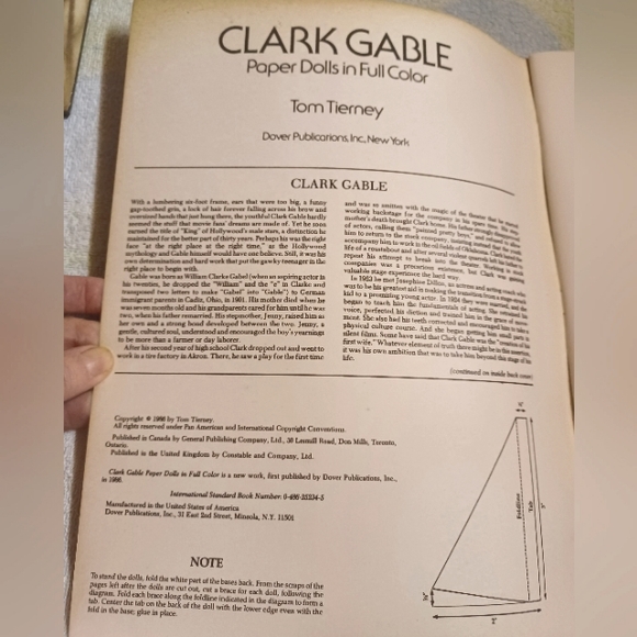 Clark Gable Bundle, Iconic Actor Photographs And Paper Dolls - Picture 5 of 10